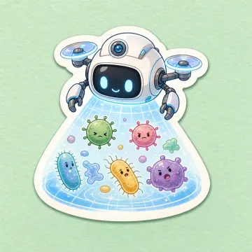 扫描病菌奖励贴纸