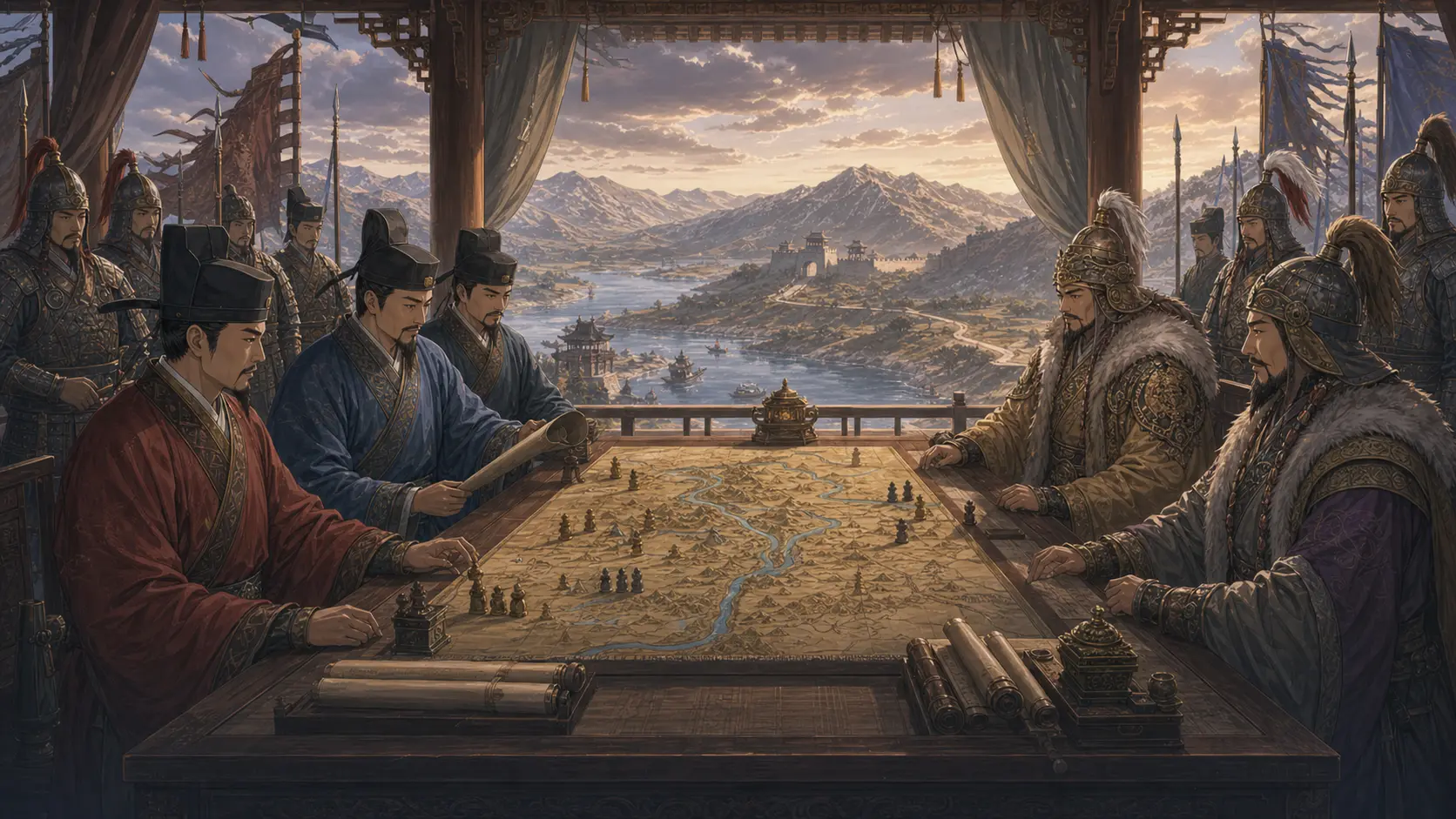 金与南宋对峙剧情背景