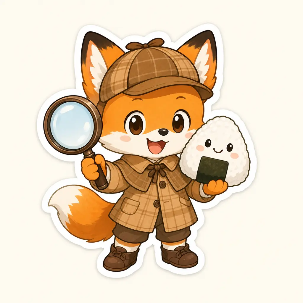 狐狸侦探猜想贴纸
